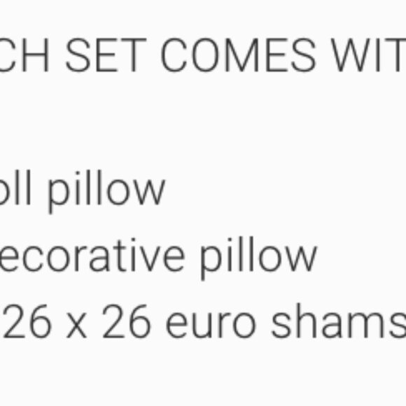 KOHL'S embroidered ivory 4 piece pillow and shams set NWT - Picture 6 of 6